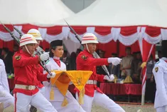 Paskibra Kabupaten Mamuju Tengah Sukses Kibarkan Sang Merah Putih di Hari Kemerdekaan ke-80