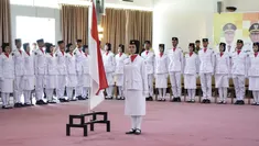 Bupati Mamuju Tengah Kukuhkan Paskibraka 2025