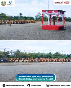 Kadis Kominfo Mamuju Tengah Tekankan Optimalisasi Tupoksi dan Pelayanan Informasi kepada Masyarakat dalam Apel Pagi